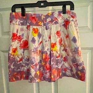 Lush painted mini skirt